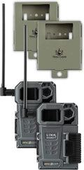Twin Pack Cellular Trail Cameras 10MP with Two Security Steel Cases C126702