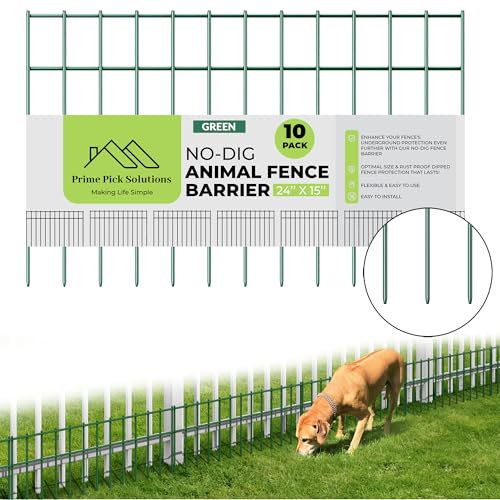 Black 5 Pack 24in x 15in Digging Fence Barrier G8586