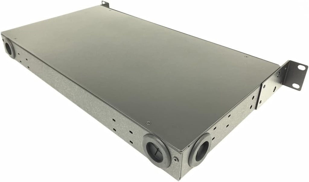 1U 19 24 Port SC Simplex/LC Duplex Fiber Optic Rack Mount Patch Panel Aluminum Alloy Pack of 2 N318