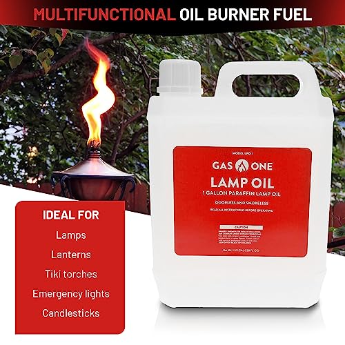 1 Gallon (128oz) Clear Liquid Paraffin Lamp Oil Z666