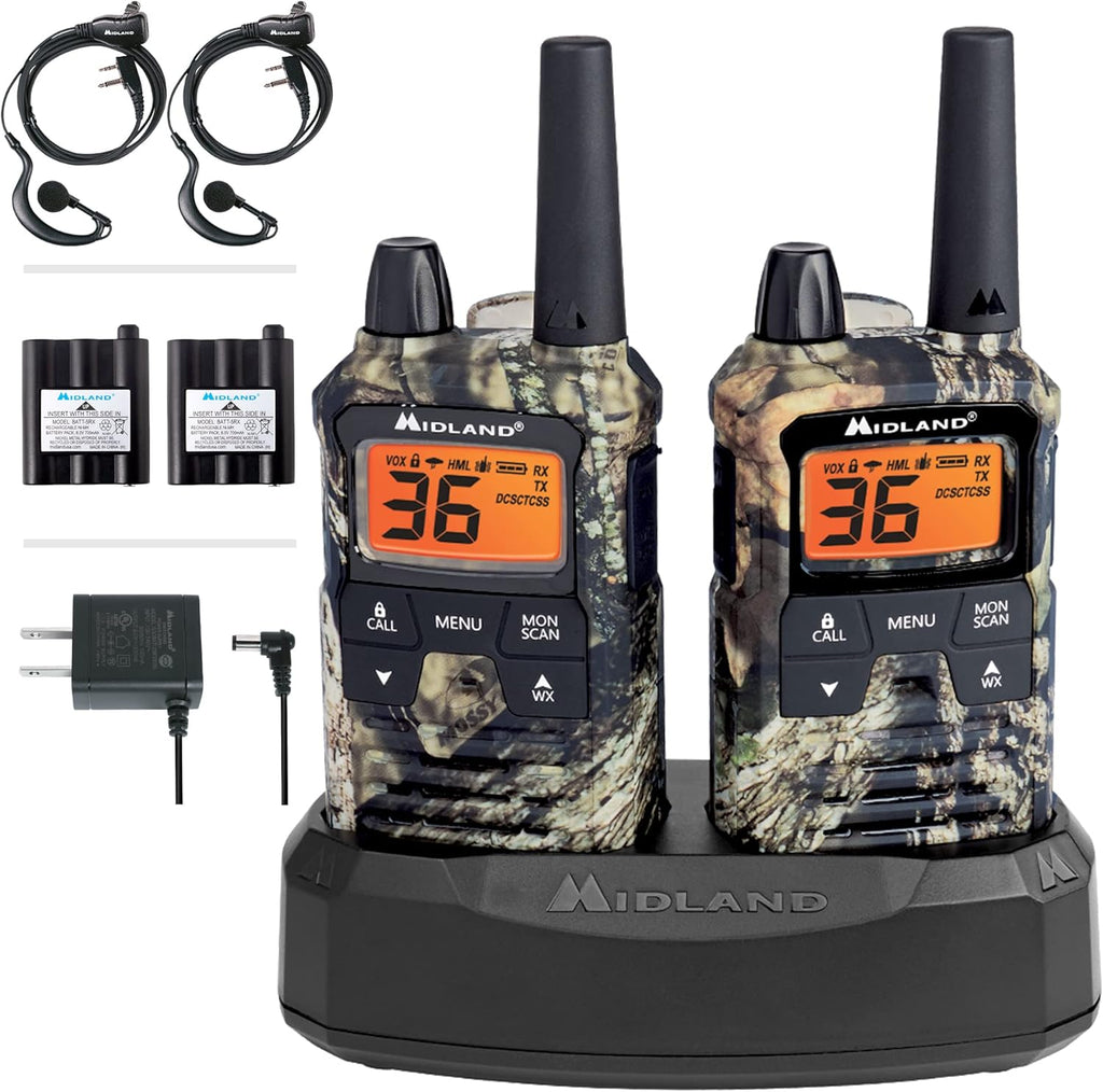 Black/Silver 6 Radios GMRS Two Way Radio K524