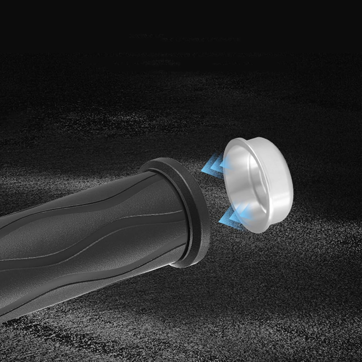 Electric Heated Motorcycle Handlebar Grips 5 Gear Temperature Waterproof V447