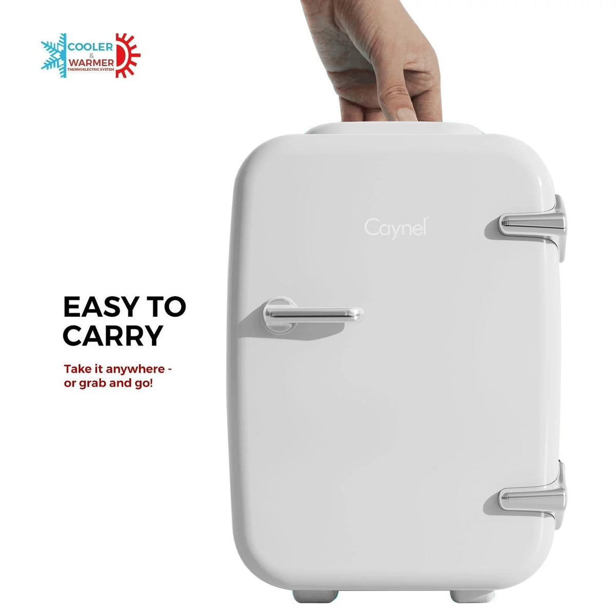White 4 Liter Mini Fridge Cooler and Warmer U48705