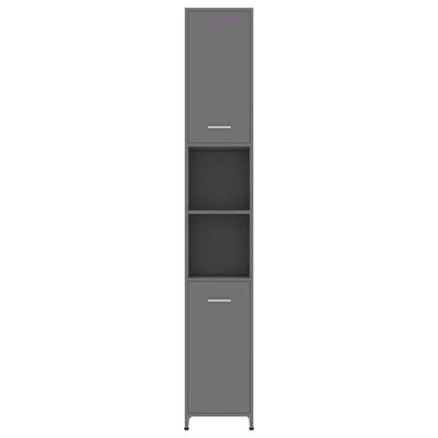 Gray Linen Cabinet E6522
