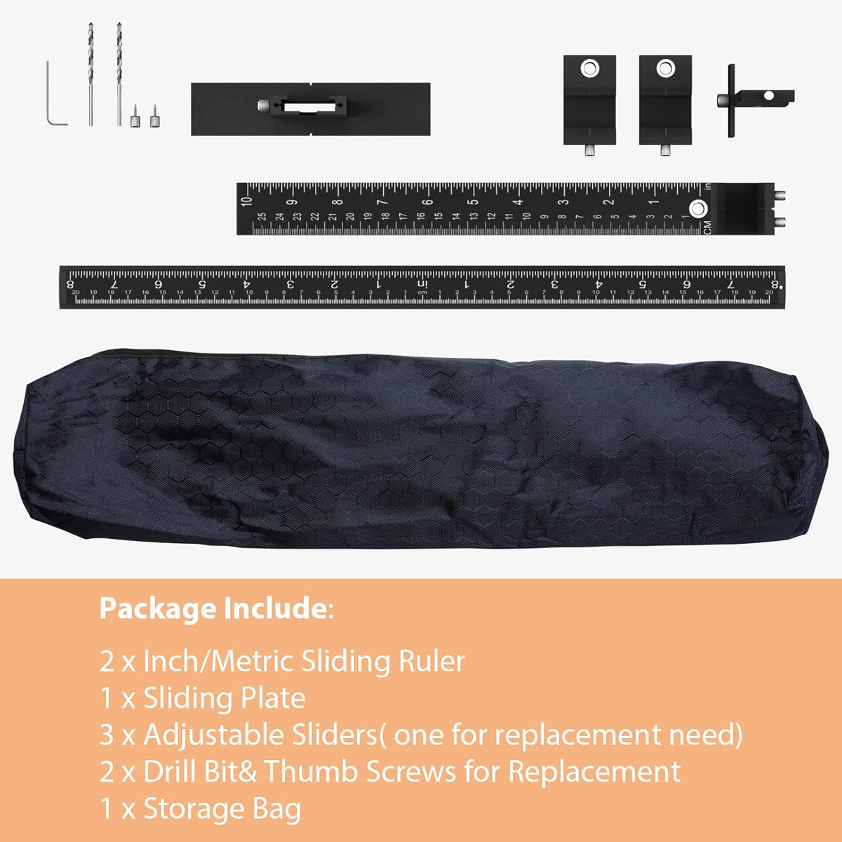 Aluminum Alloy Adjustable Cabinet Hardware Jig R779