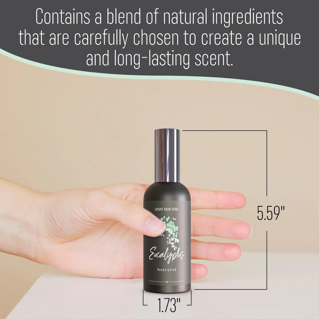 Room Spray Air Freshener Spray Essential Oil Mist (Eucalyptus, 4oz) K797