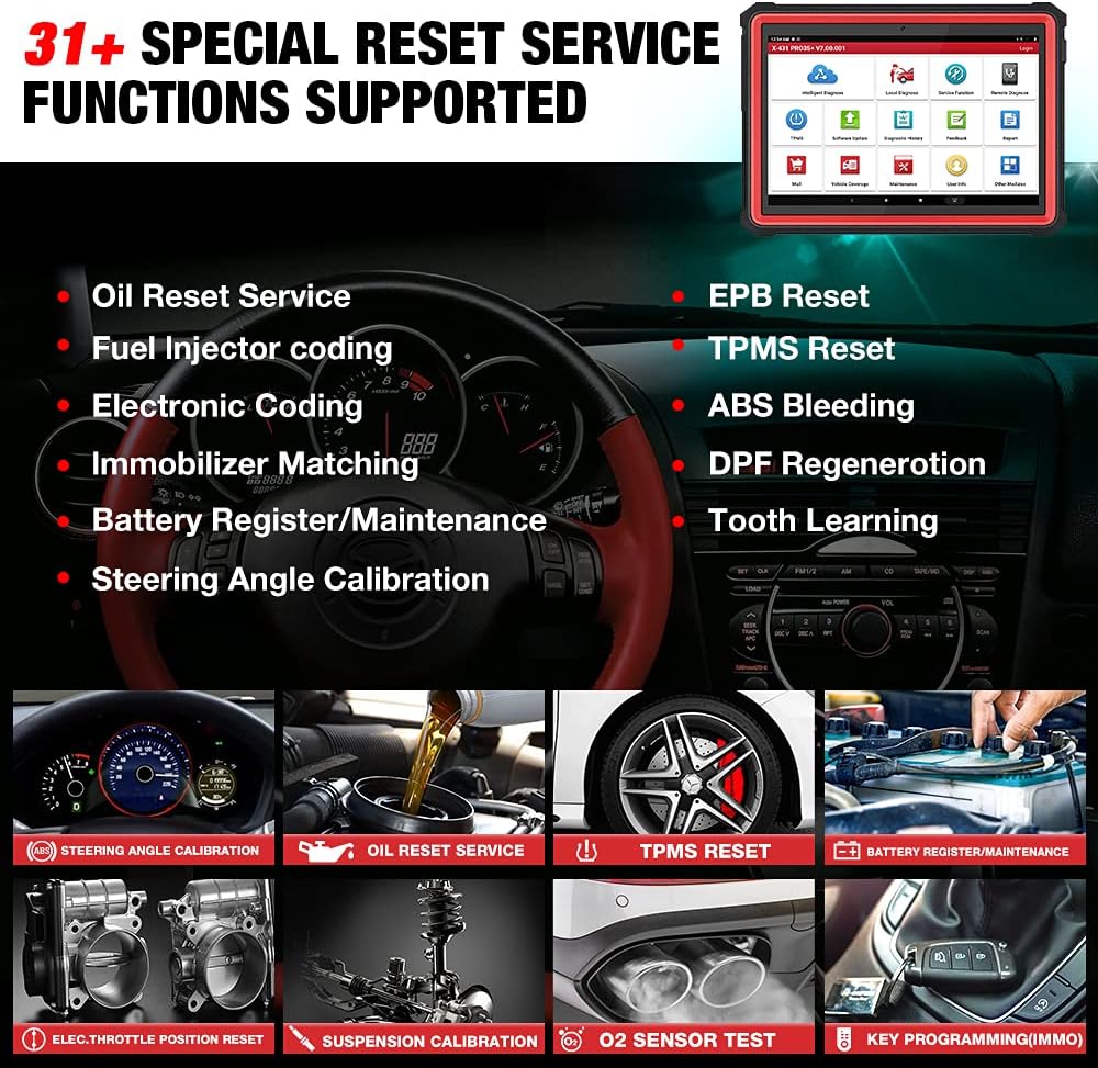 Bi-Directional Bluetooth Diagnostic Scanner C465