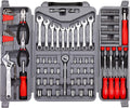 123 Piece Ratchet Wrench and Socket Tool Set with Storage Case V9925