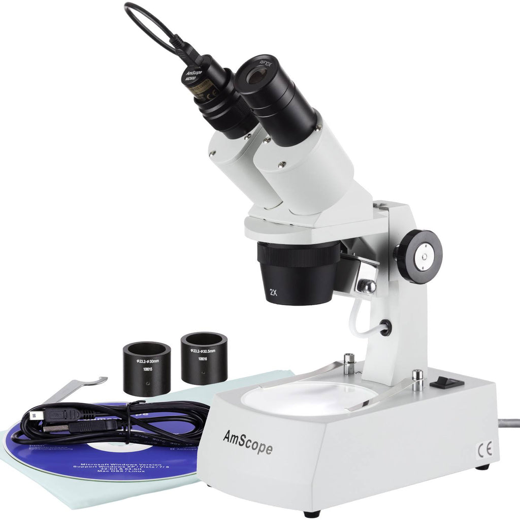 20X-40X Stereo Microscope with USB Camera E155