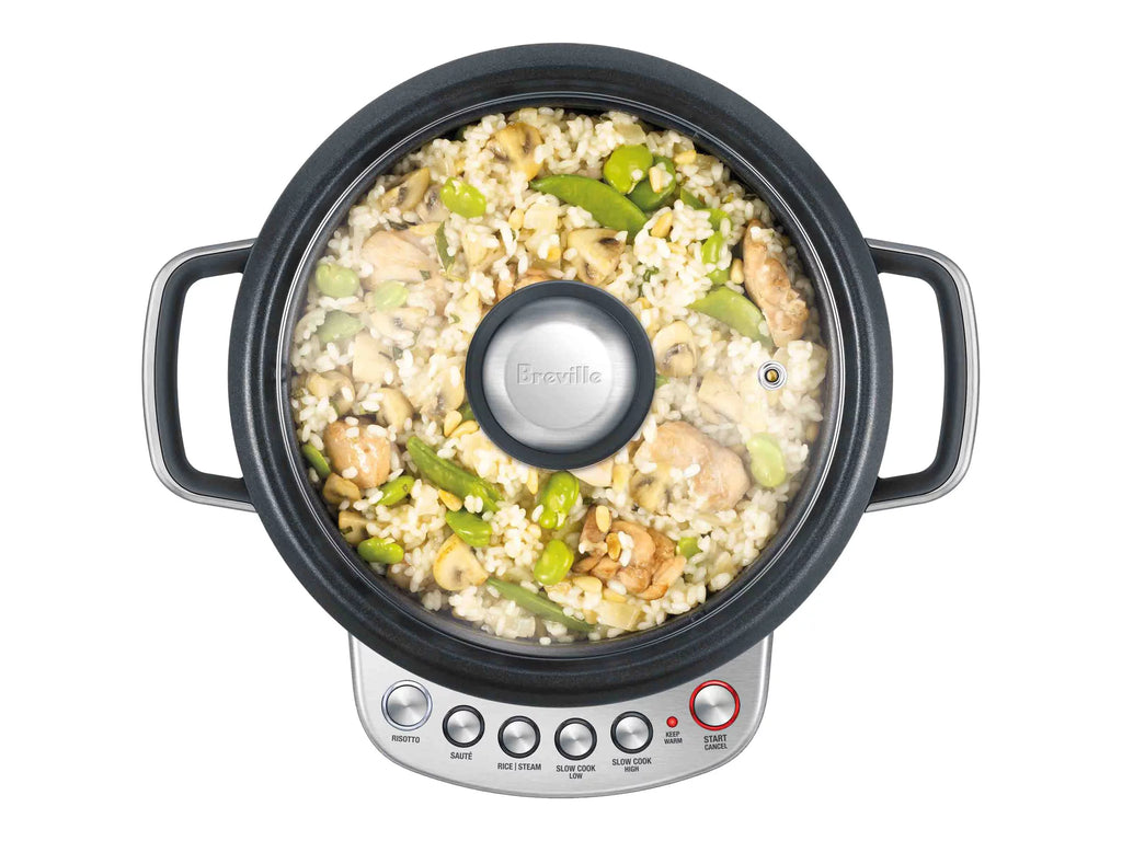 4 QT Slow Cooker Rice Cooker and Steamer Q8806