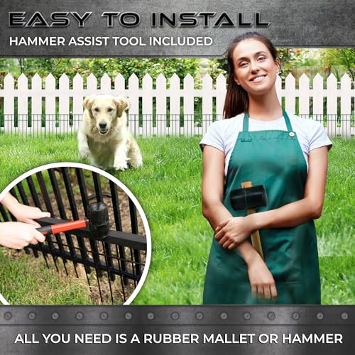 Black 5 Pack 24in x 15in Digging Fence Barrier G8586