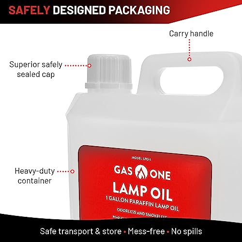 1 Gallon (128oz) Clear Liquid Paraffin Lamp Oil Z666