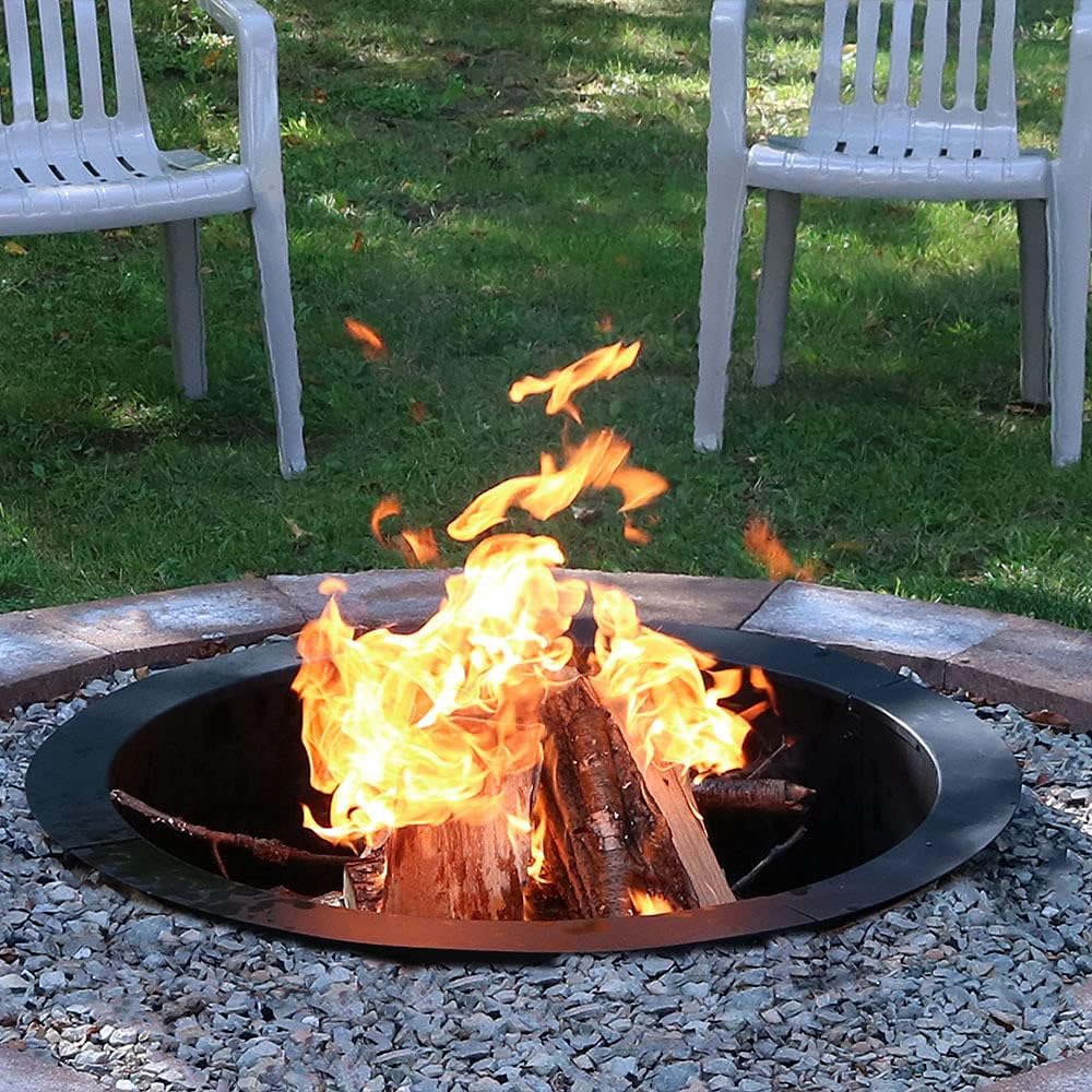33 Inch Steel Fire Pit Ring L8886