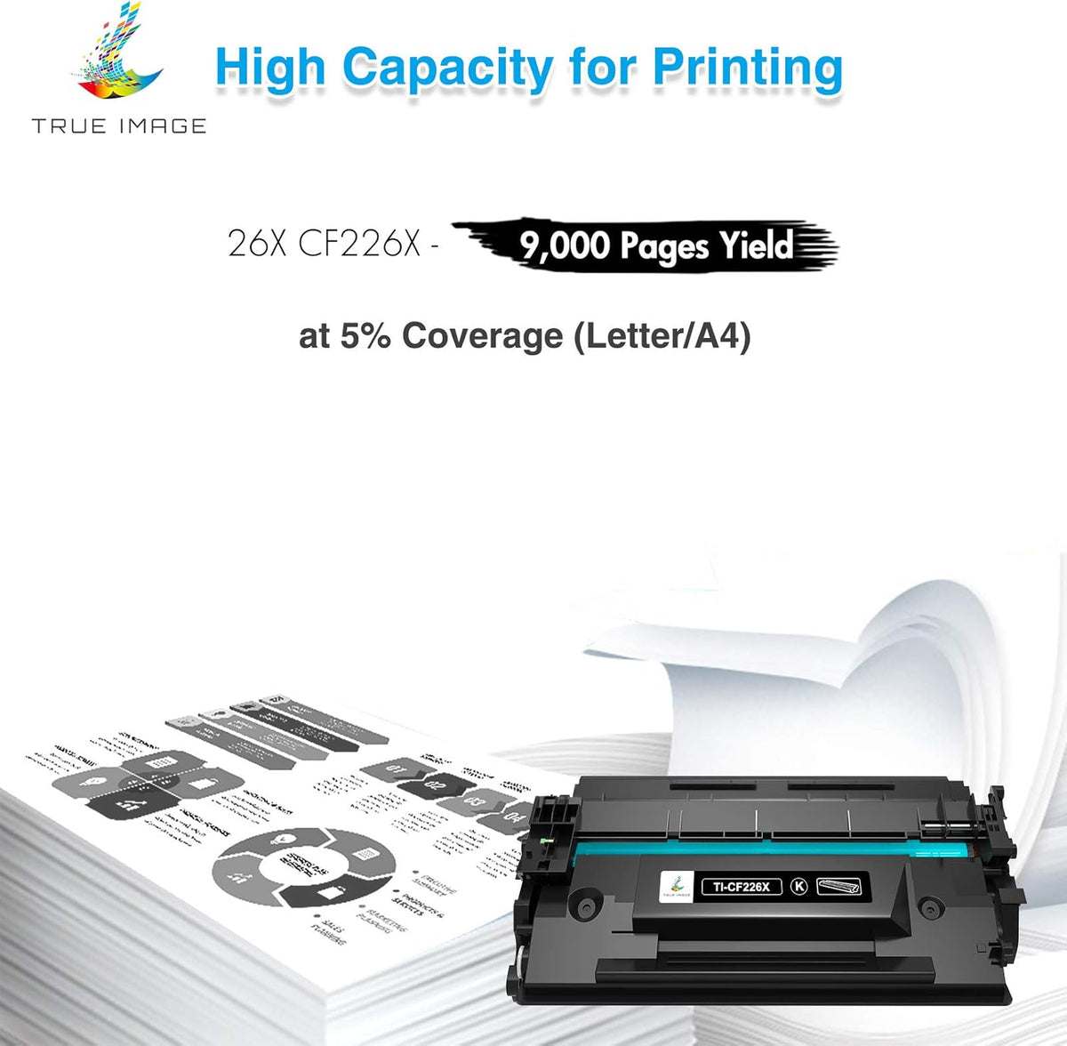 Black High Yield Toner Cartridge 2-Pack J33132