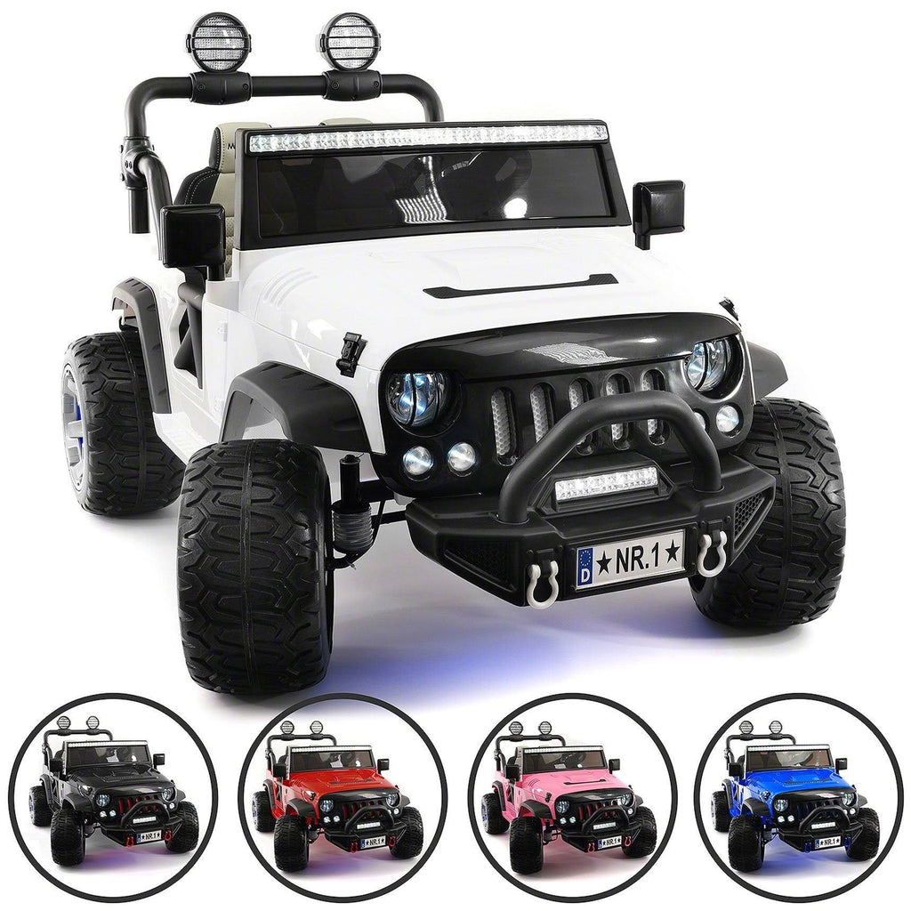 Blue 12V Kids Ride-On Car Truck with R/C Parental Remote Q6605