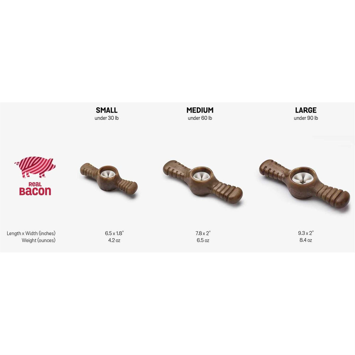 Bacon Dog Chew Toy I213