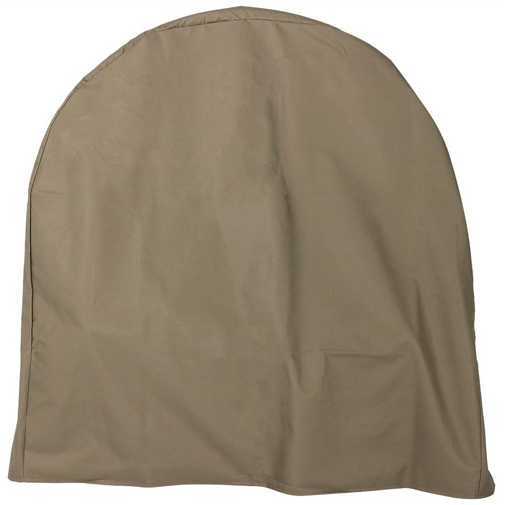 Khaki Steel Firewood Log Hoop with Cover M87934