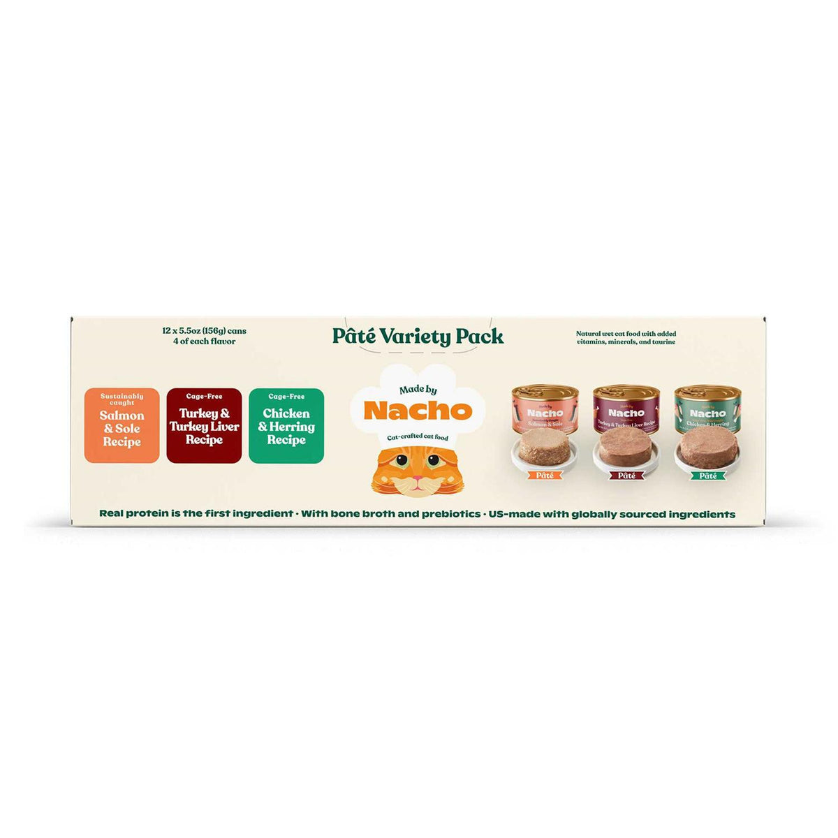 Pate Wet Cat Food Variety Pack C832
