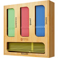 Bamboo Ziplock Bag Storage Organizer X4022