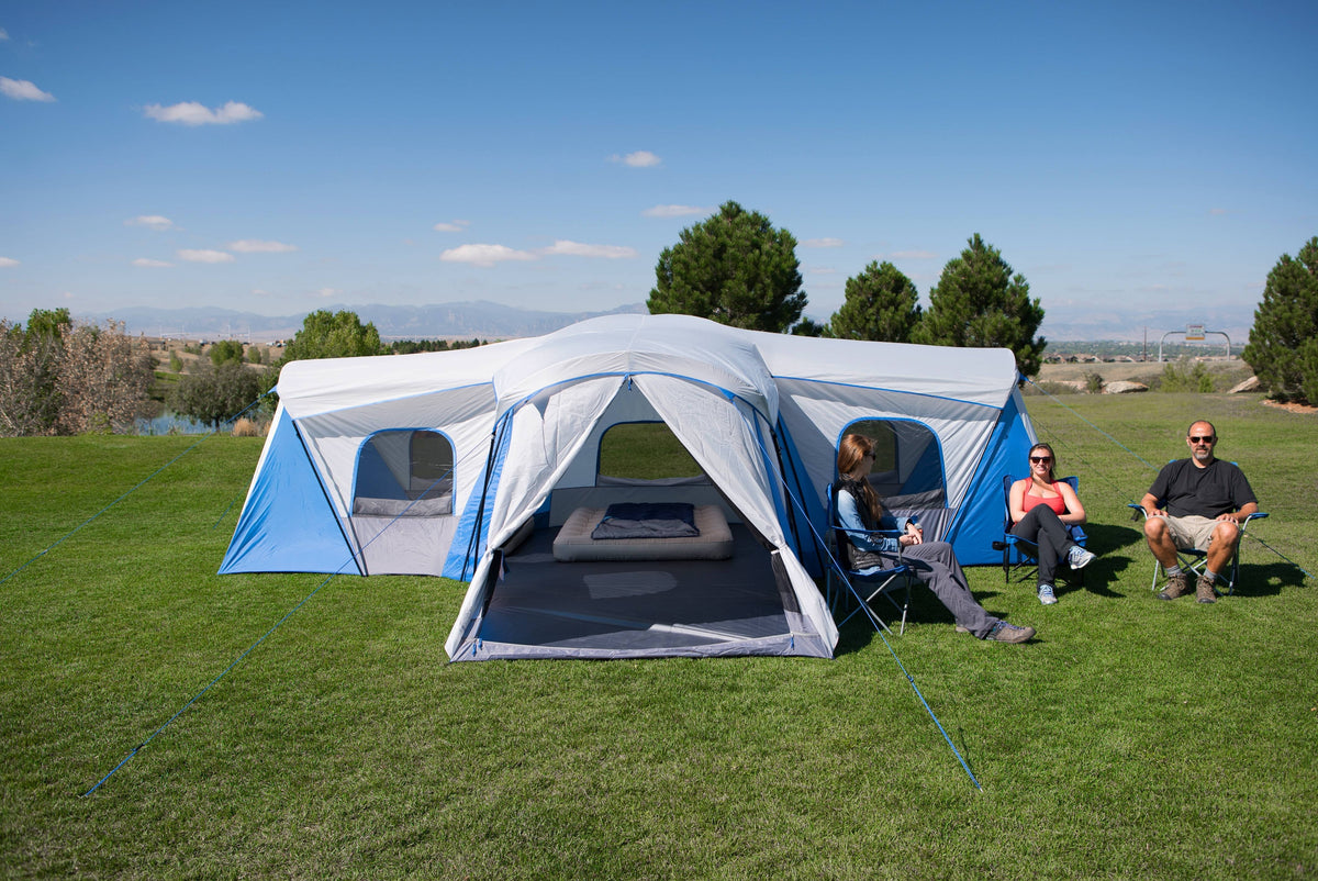 16-Person 3-Room Cabin Tent with 3 Entrances A931278