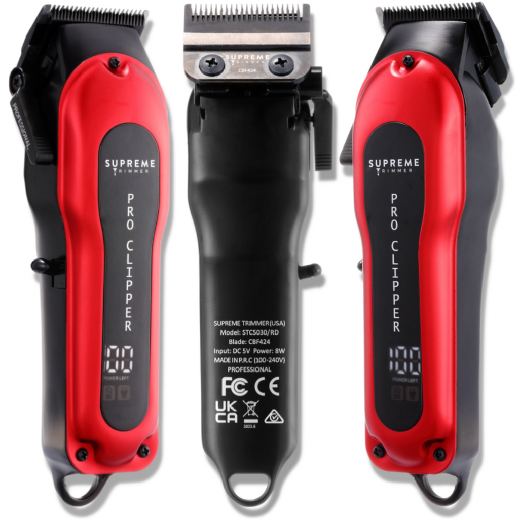 Red Cordless Professional Clipper Set U678704