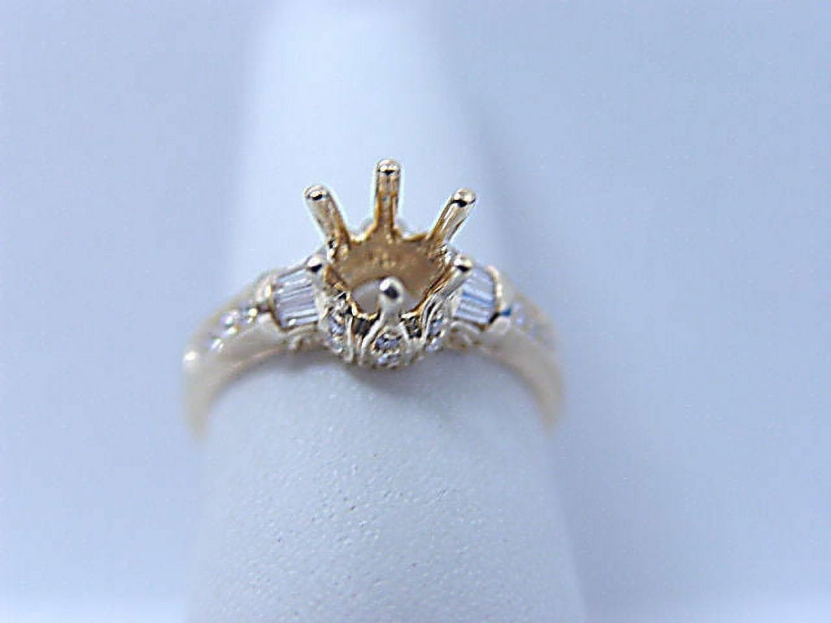 20 ROUND BRILLIANT 10 BAGUETTE GOLD SETTING B514639