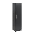 Black 16" Storage Cabinet with 2 Adjustable Shelves V46122