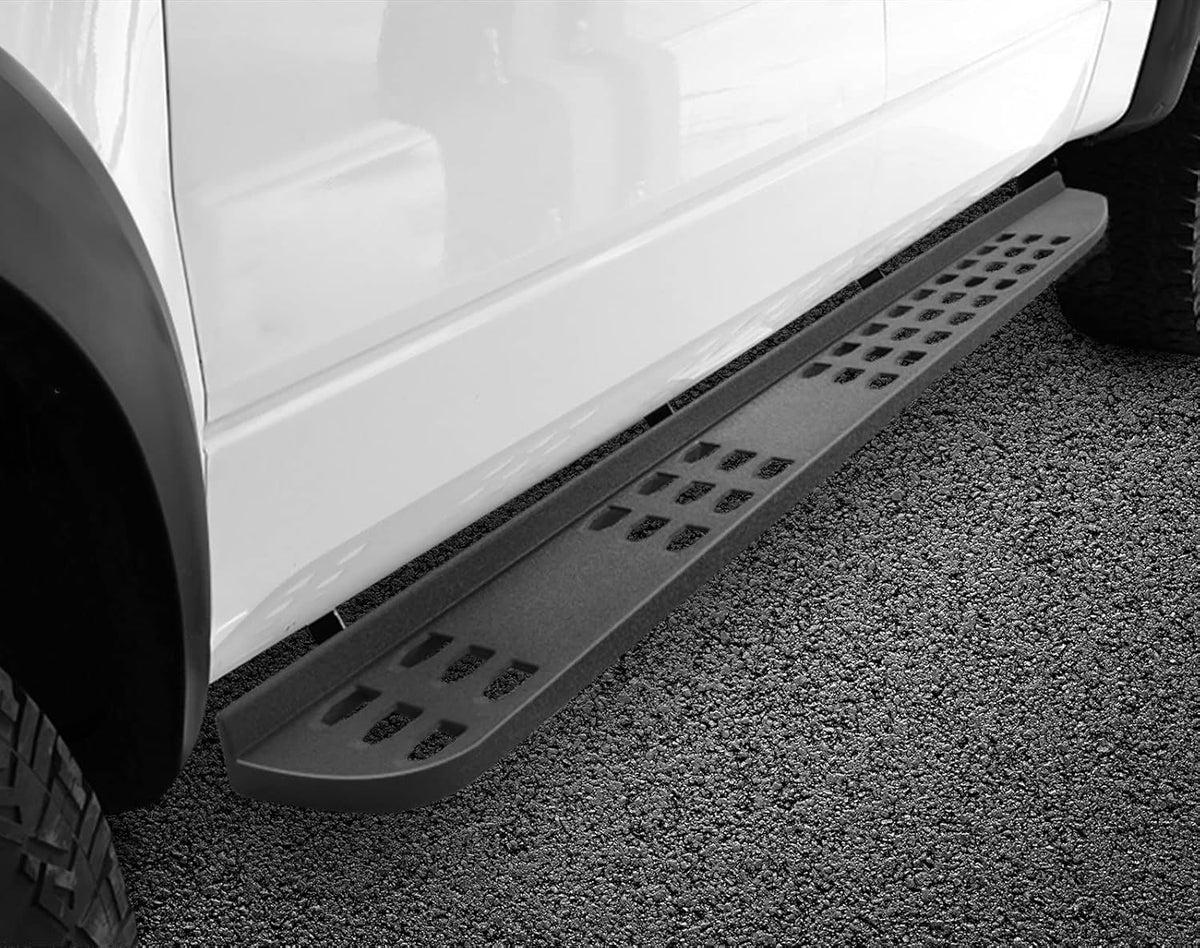 7 Inches Textured Black Powder Running Boards J968319
