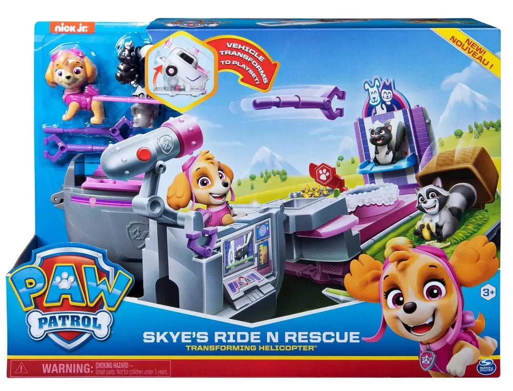 Skye's Ride N Rescue Transforming Helicopter Vehicle Playset S8577