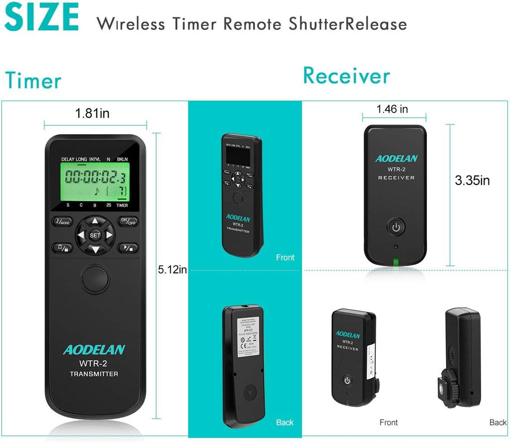 Wireless Shutter Release Camera Remote Control P372939
