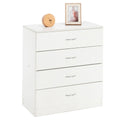 White 4 Drawer Dresser N9718