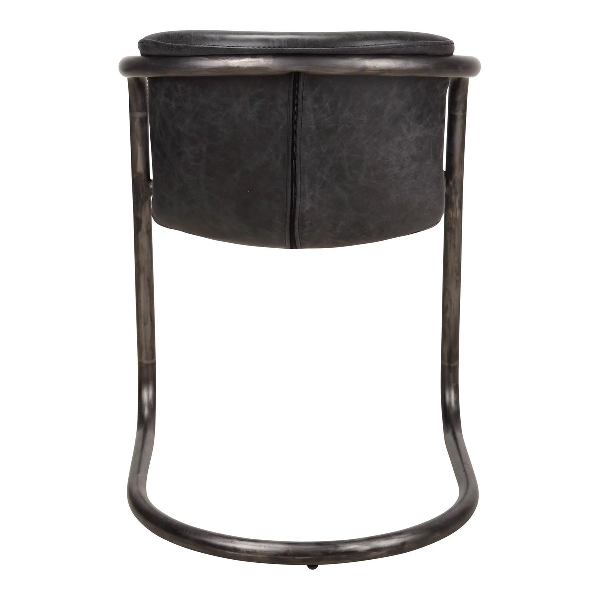 Onyx Black Leather Dining Chair Set Of Two N448