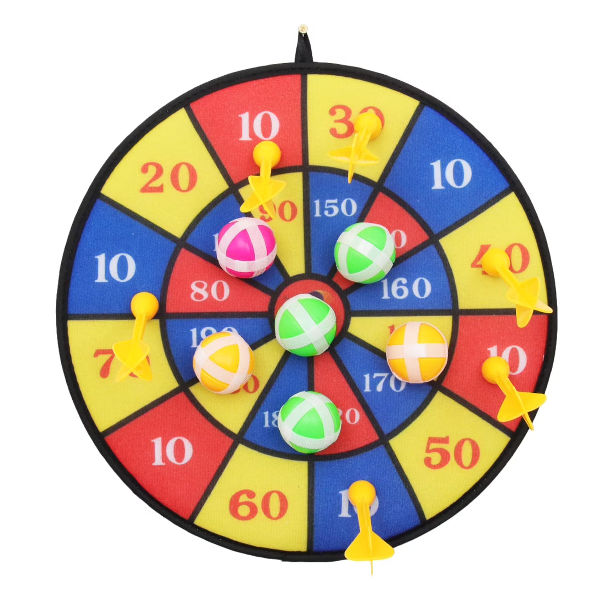 Flocking Dart Board with 4pcs Darts Dartboard Set C28133