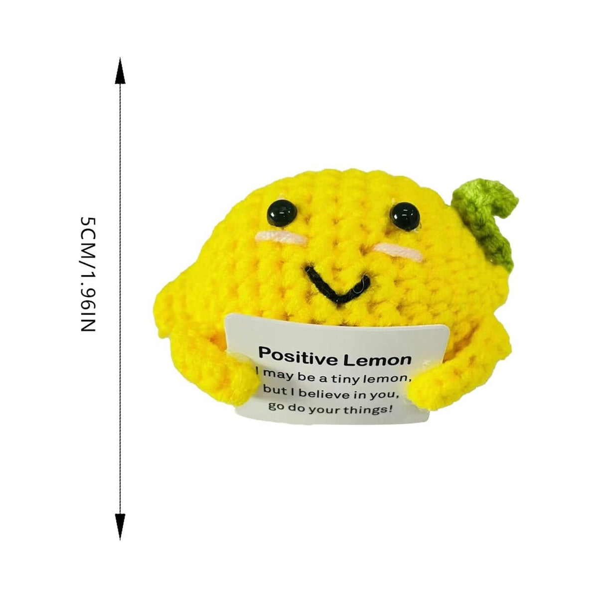 Lemon Potato Cucumber Tomato Wool Crocheted Bag Buckle Pendant Y5589