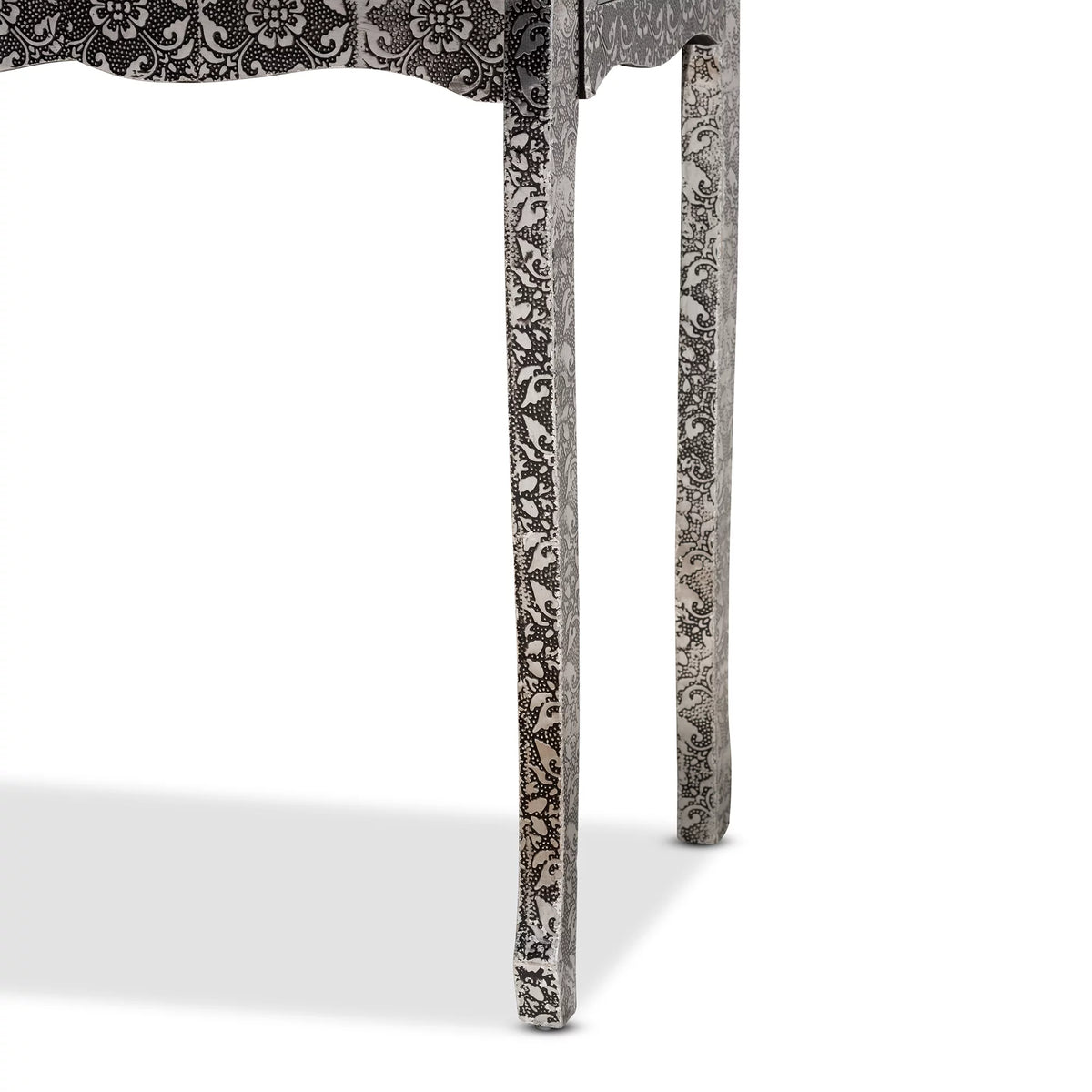 Mirrored Glass 2 Drawer Console Table X7288