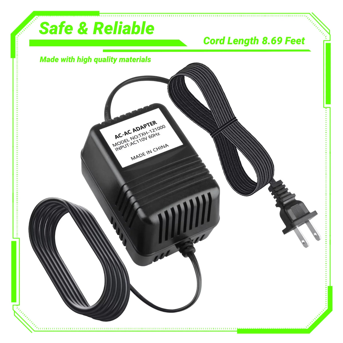 AC Adapter 12V 1250mA Power Supply E67413