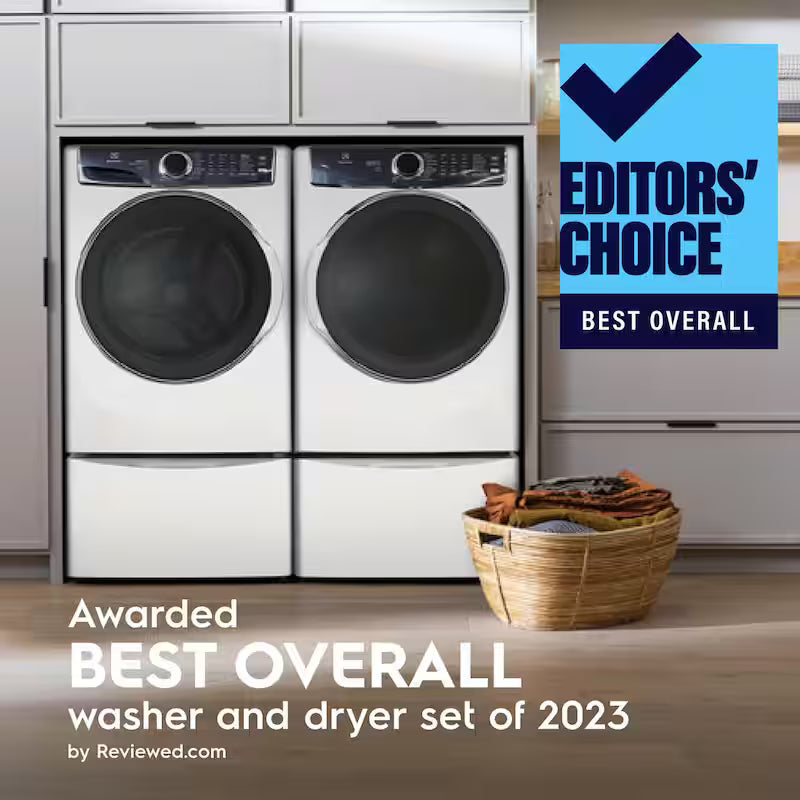 White 8 cu. ft. Front Load Electric Dryer X961