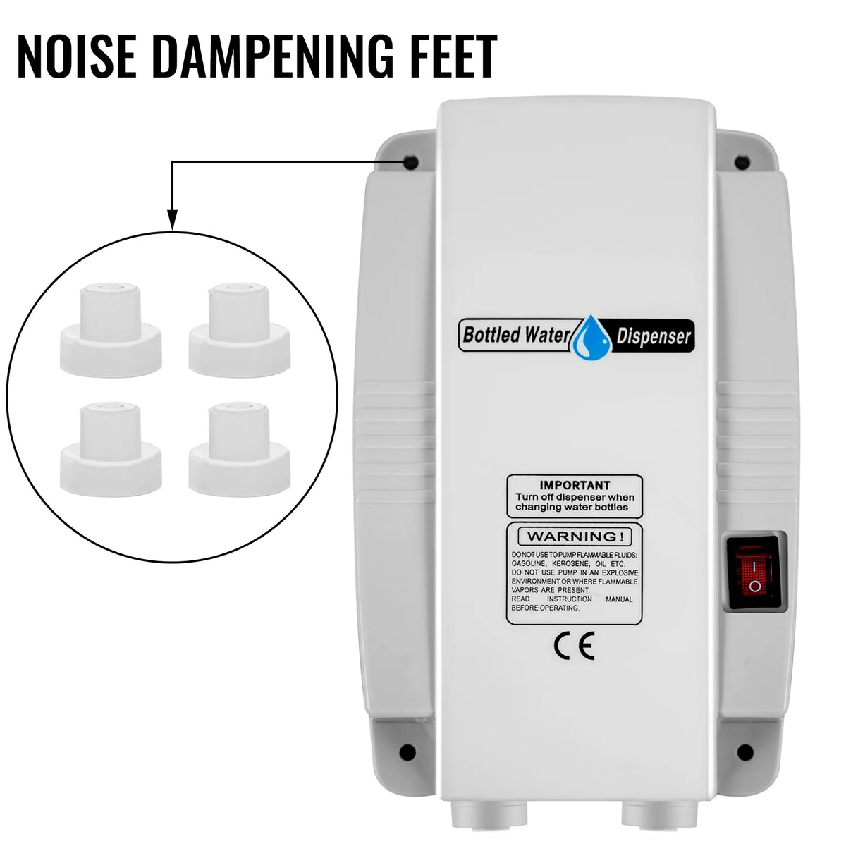 Bottled Water Dispensing System Single Inlet with AC/DC Adapter S899