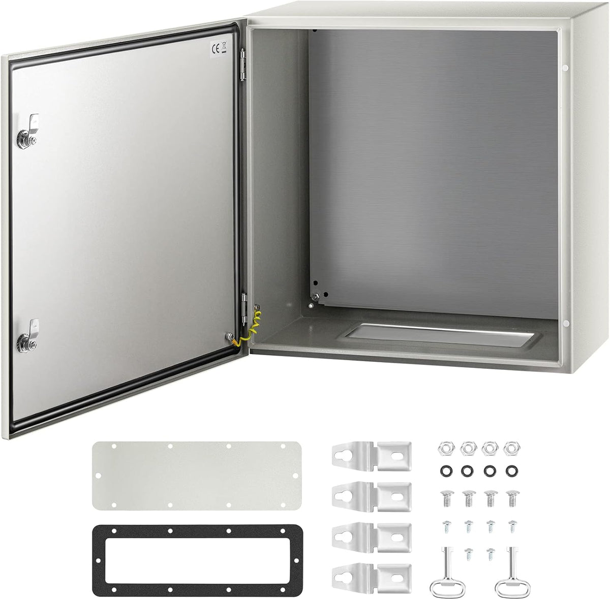 24 x 24 x 12'' NEMA 4X Steel Electrical Box with Mounting Plate R1214