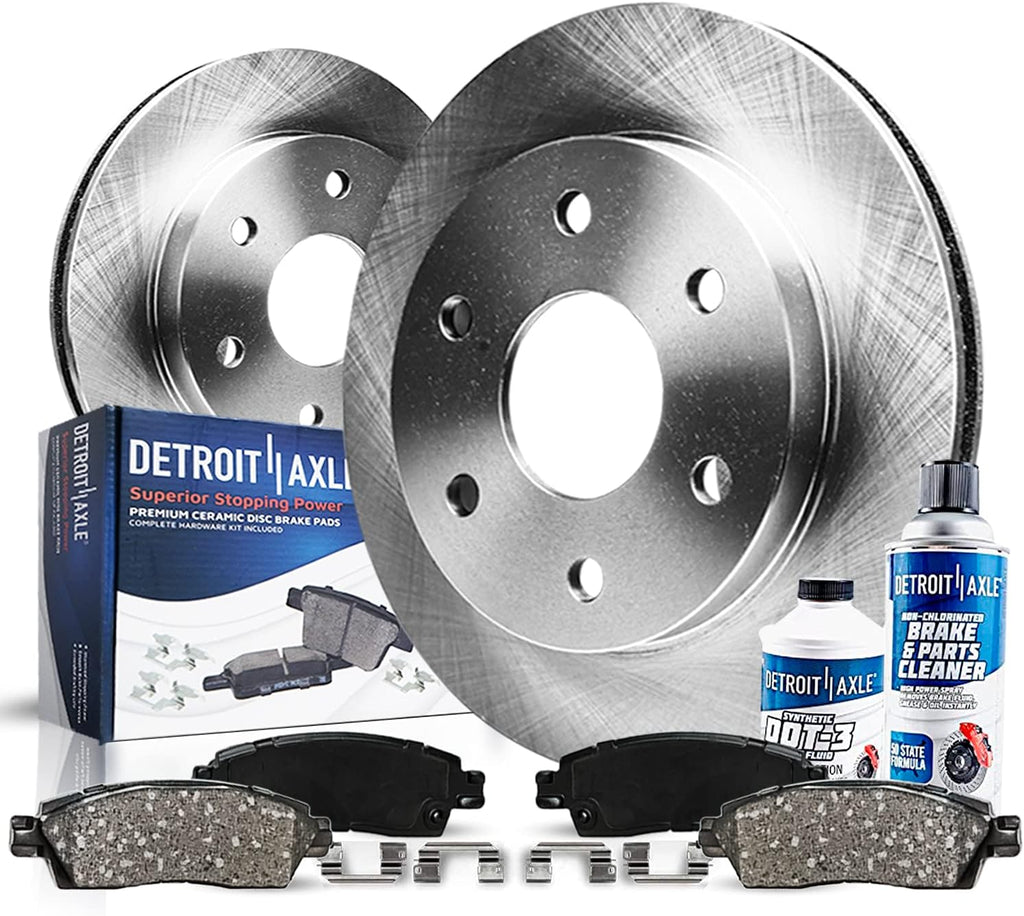 330mm Rear Disc Rotors w/Brake Pads 6pc Set H126