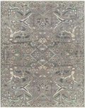 Wool Area Rug Gray Brown 6' x 9' D56483