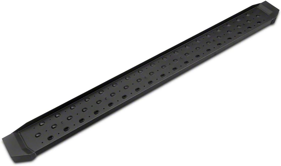 Black Steel Running Boards N821