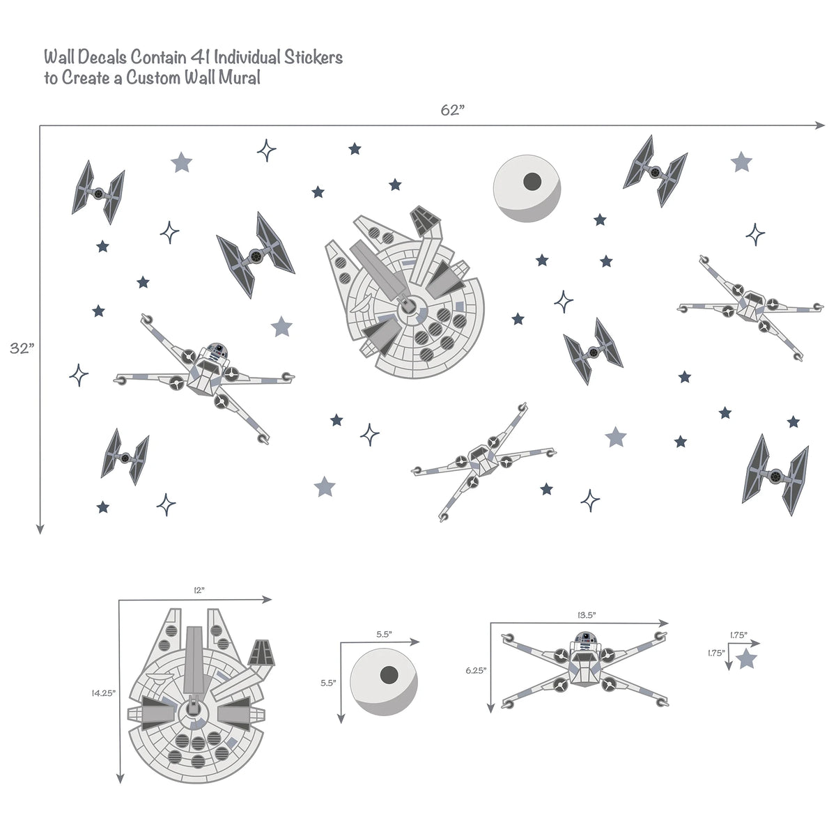Star Wars Wall Decals H665062