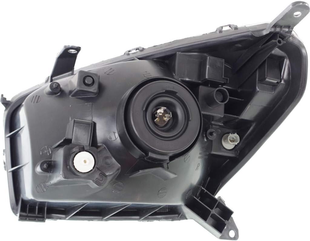 Black Passenger Side Headlight Assembly M62104
