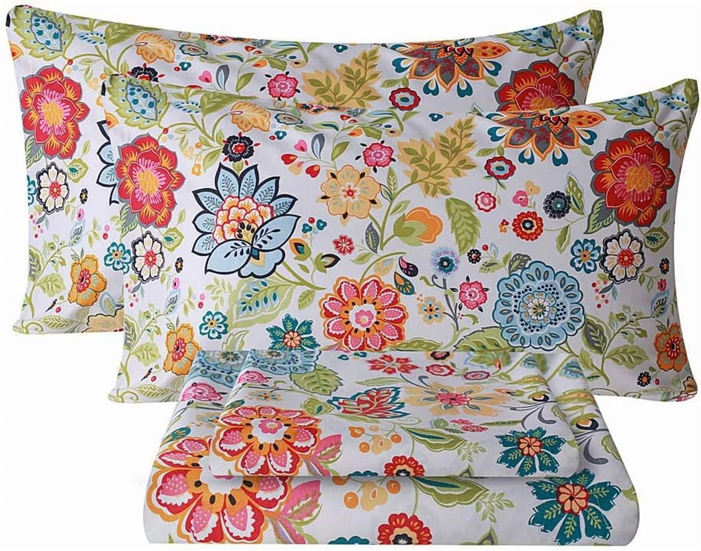 California King 4 Piece Microfiber Sheet Set with Deep Pocket T704