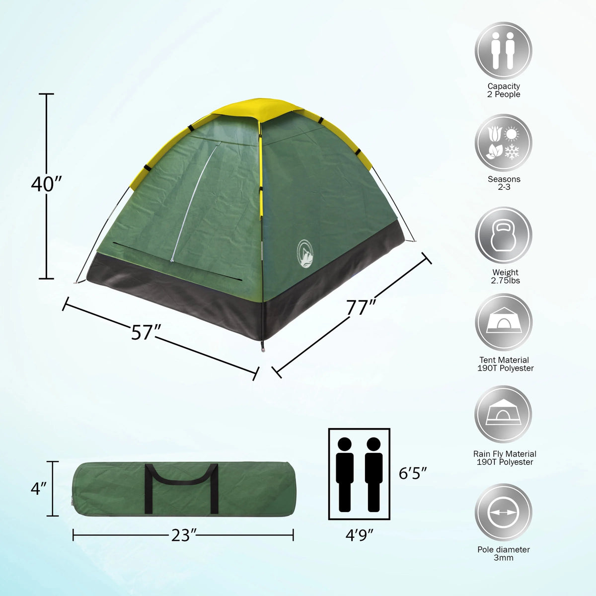 2-Person Dome Tents C8514