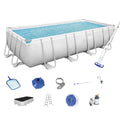 18ft x 9ft x 4ft Rectangular Above Ground Swimming Pool Kit N5345