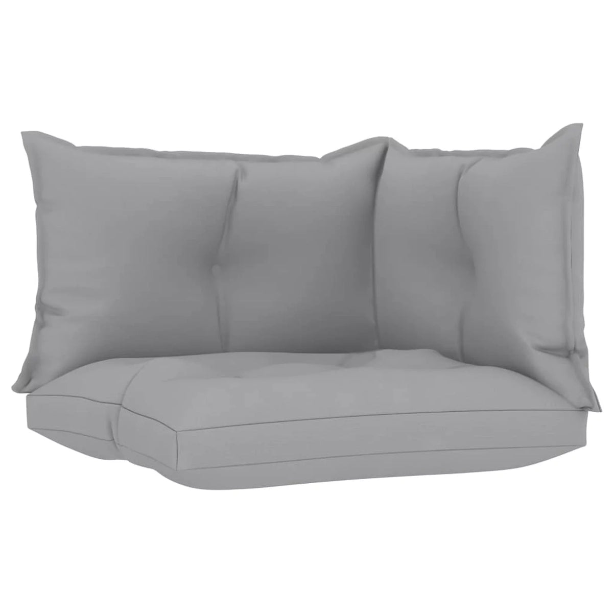 Gray Fabric Pallet Cushions 3 pcs O906