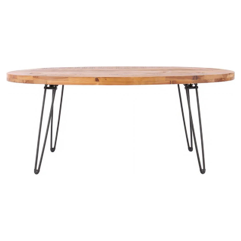 Reclaimed Wood Foldable Cocktail Table Y560377