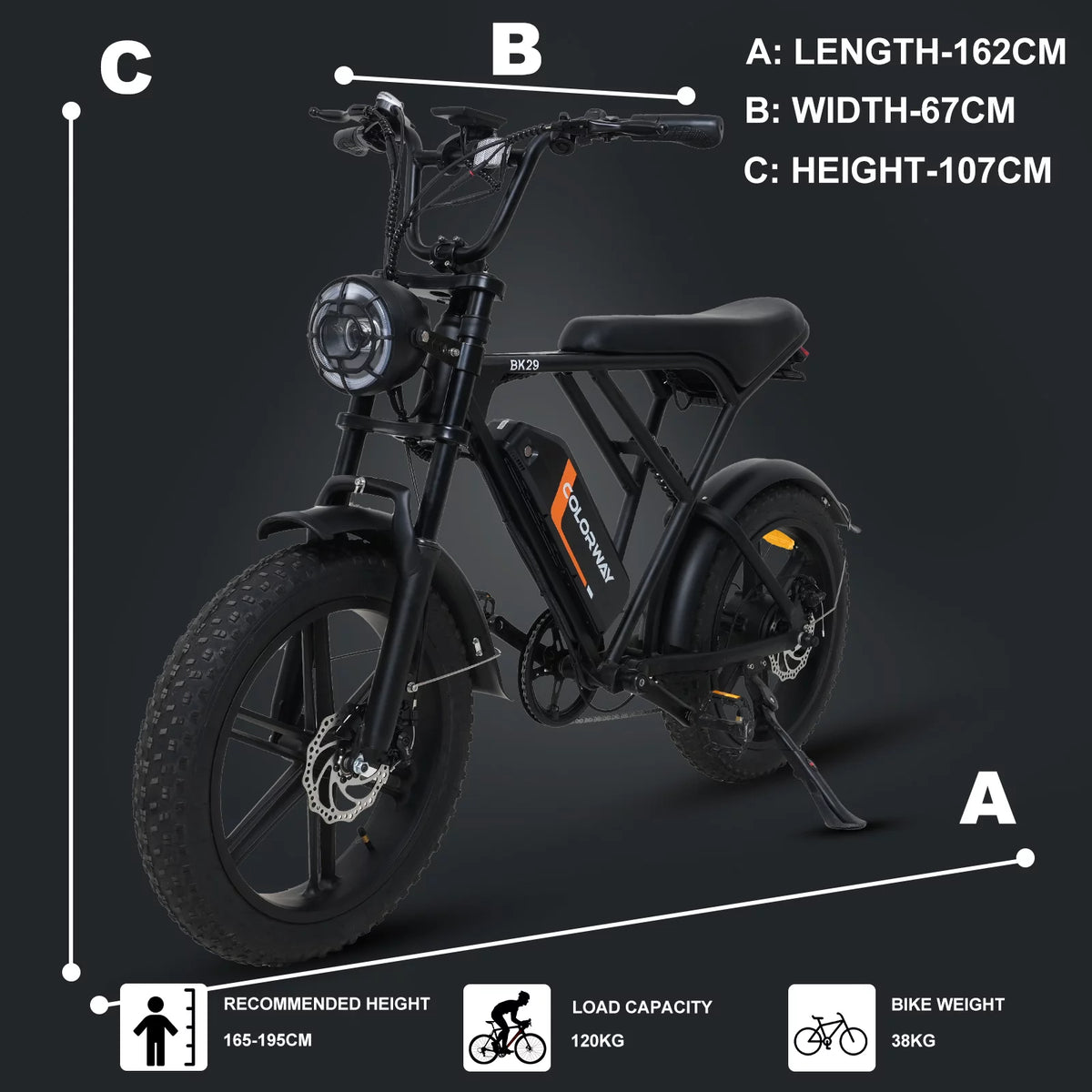 750W Electric Bike 20X4.0 Fat Tire 48V 15Ah Battery I22541
